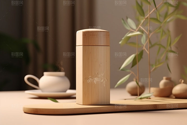 茶叶包装立体传统模型
