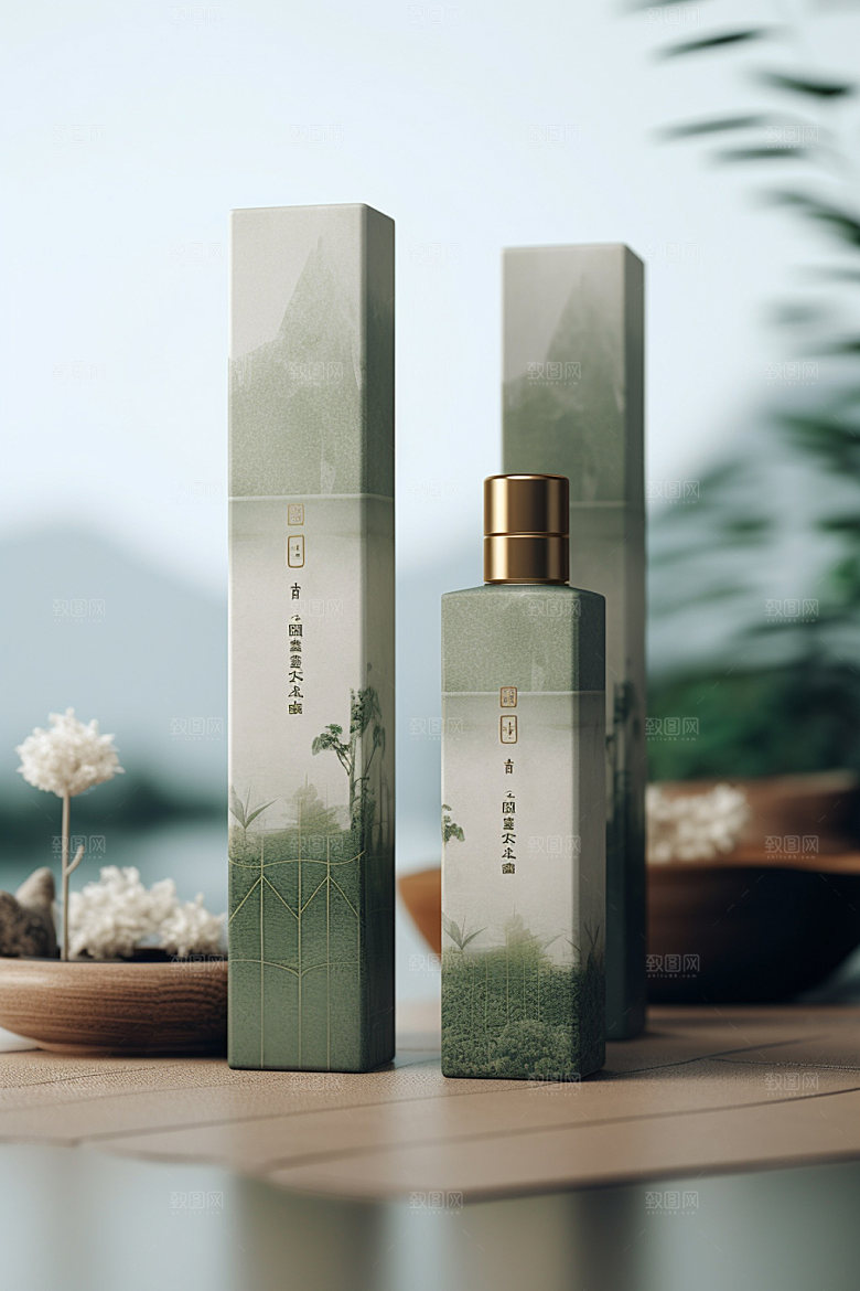 茶叶包装茶叶罐传统模型