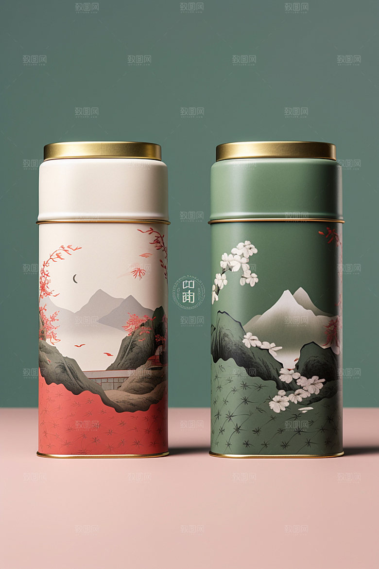 茶叶包装传统包装设计模型