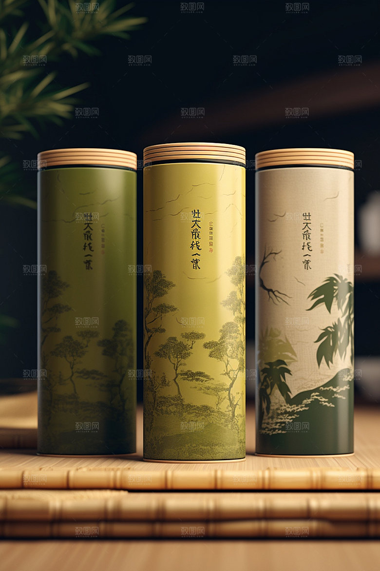 茶叶包装包装设计立体模型
