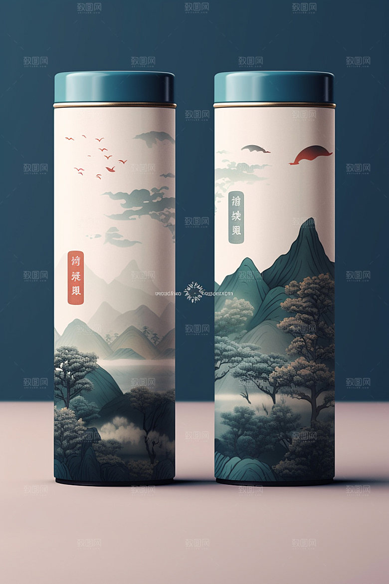 茶叶包装茶叶罐3D模型
