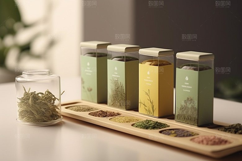 茶叶包装中式传统模型