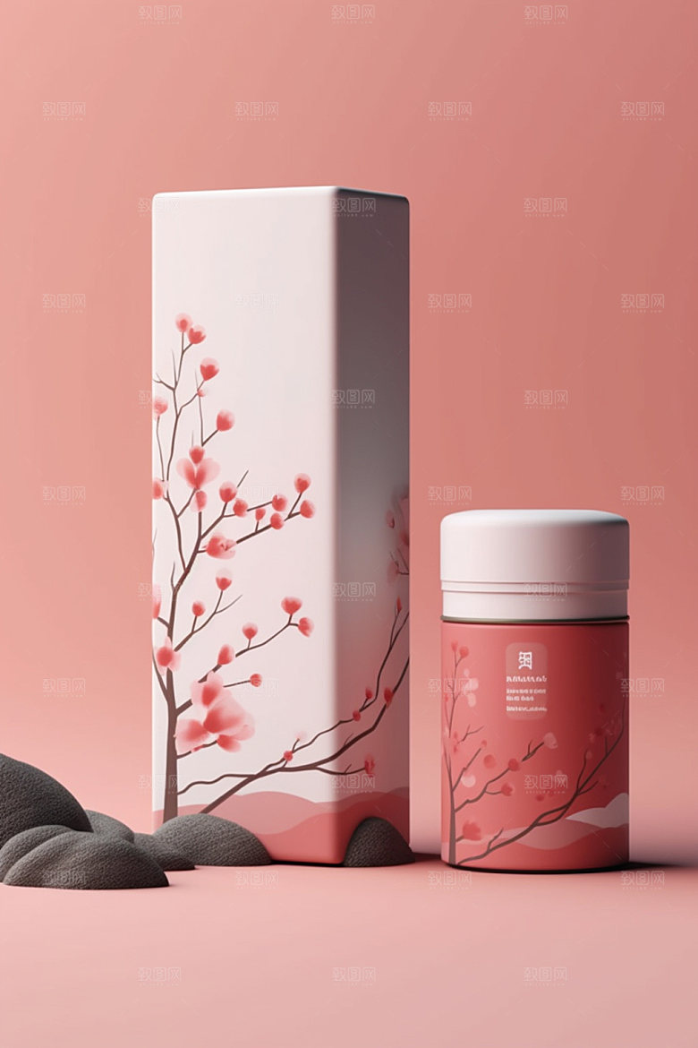 茶叶包装3D茶叶罐模型
