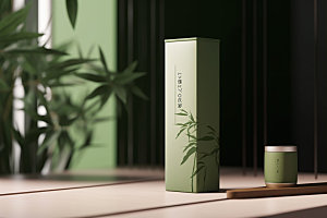 茶叶包装茶叶罐中式模型