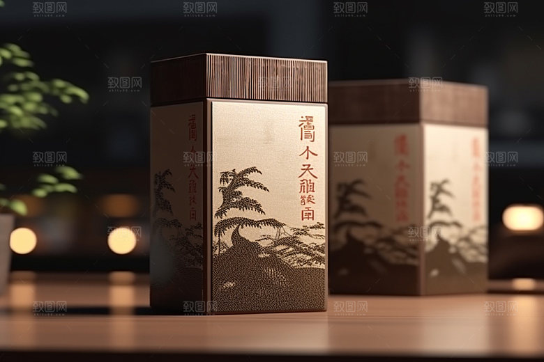 茶叶包装传统包装设计模型