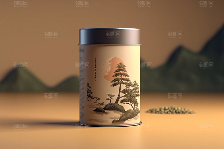 茶叶包装立体包装设计模型