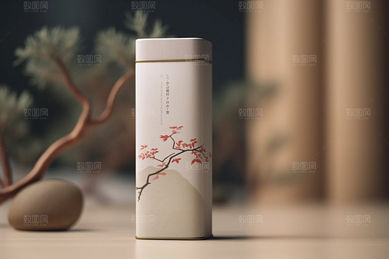 茶叶包装传统立体模型