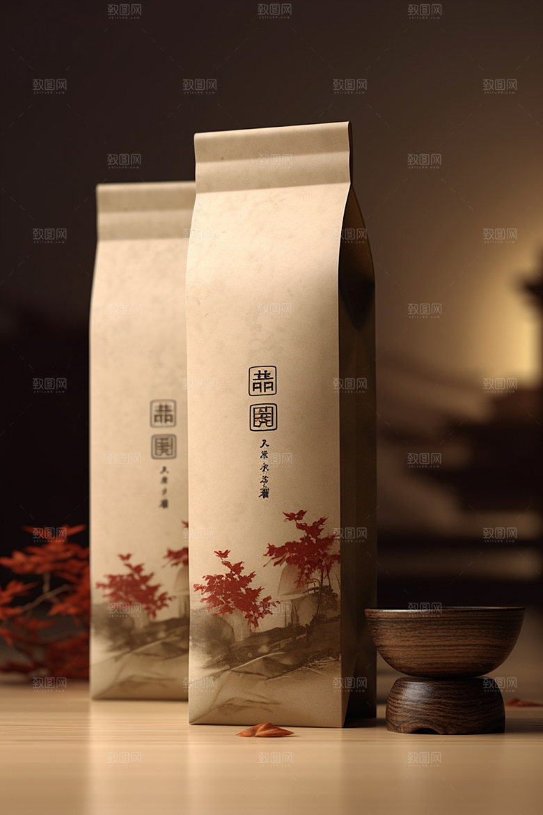 茶叶包装中式包装设计模型