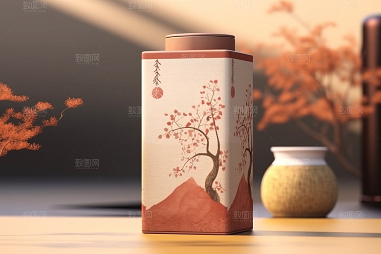 茶叶包装立体包装设计模型