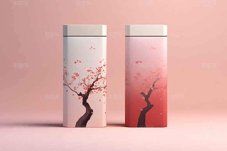 茶叶包装3D茶叶罐模型