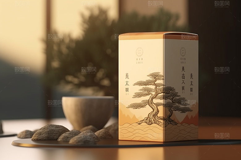 茶叶包装茶叶罐包装设计模型