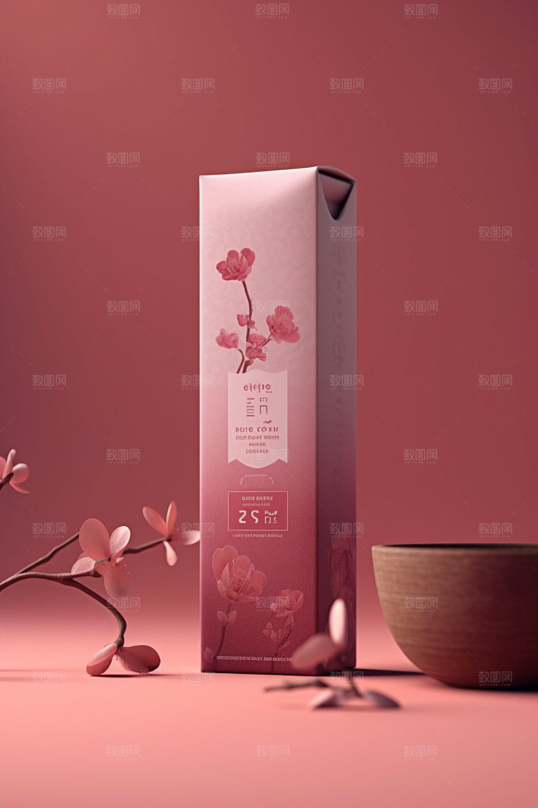 茶叶包装立体中国风模型