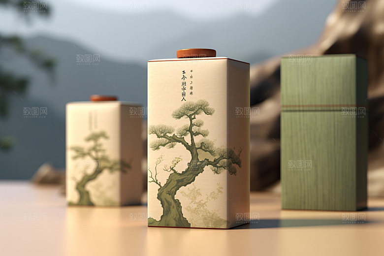 茶叶包装传统包装设计模型