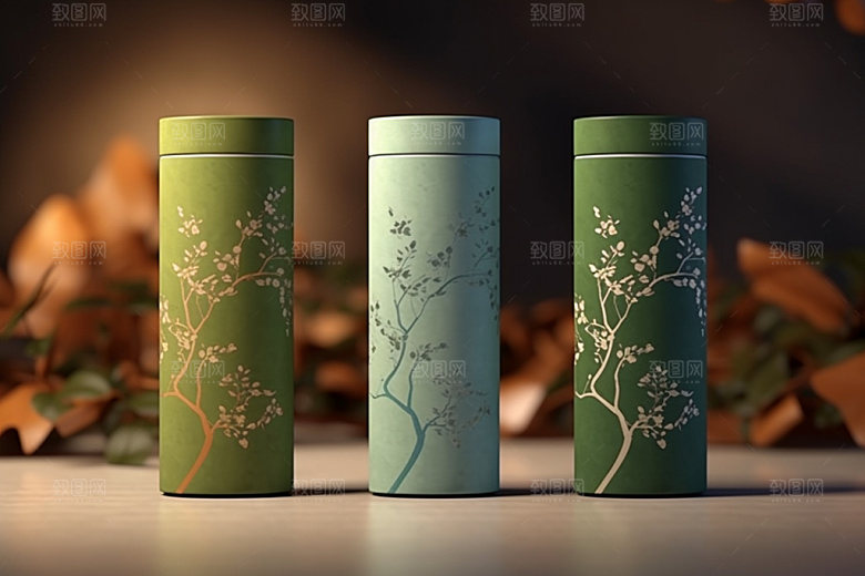 茶叶包装茶叶罐包装设计模型