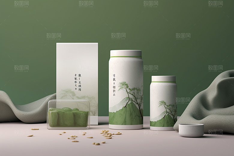 茶叶包装包装设计立体模型