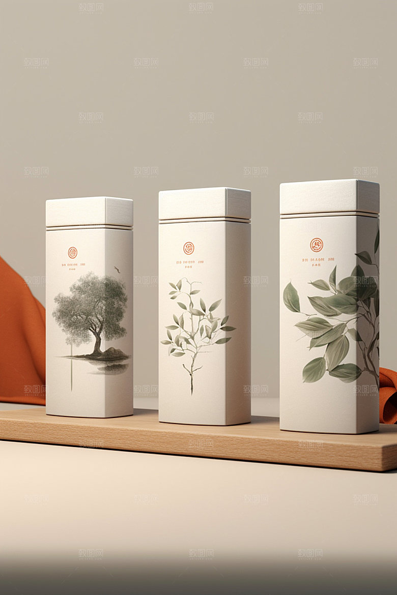 茶叶包装茶叶罐3D模型