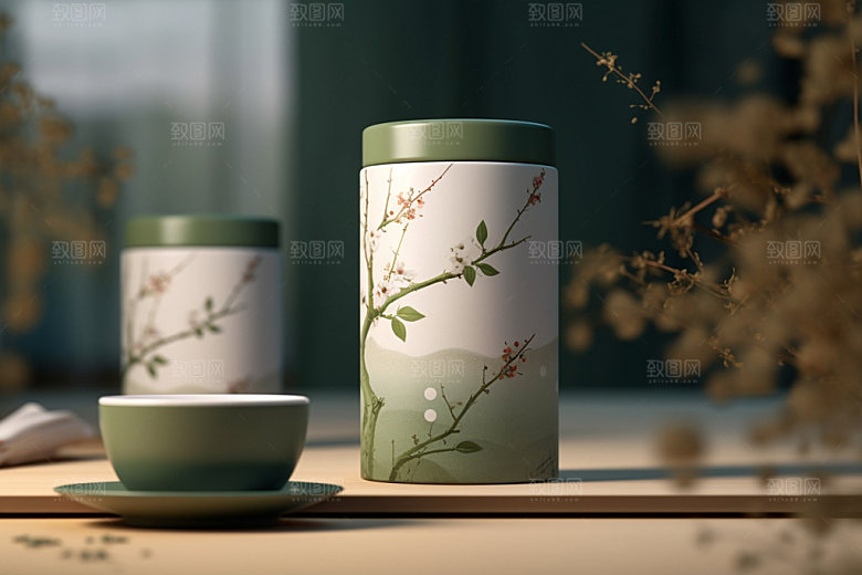 茶叶包装3D立体模型