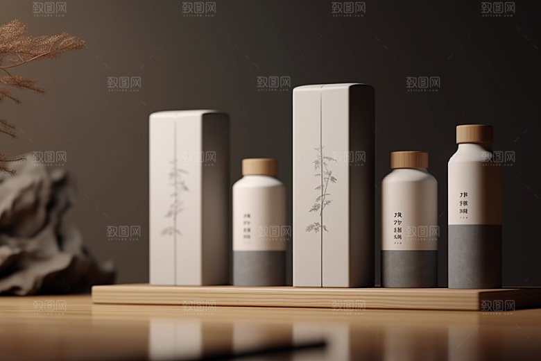茶叶包装立体茶叶罐模型