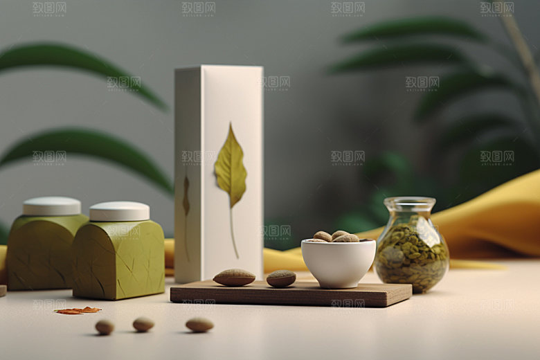 茶叶包装茶叶罐传统模型
