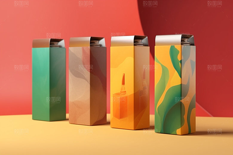茶叶包装中国风传统模型