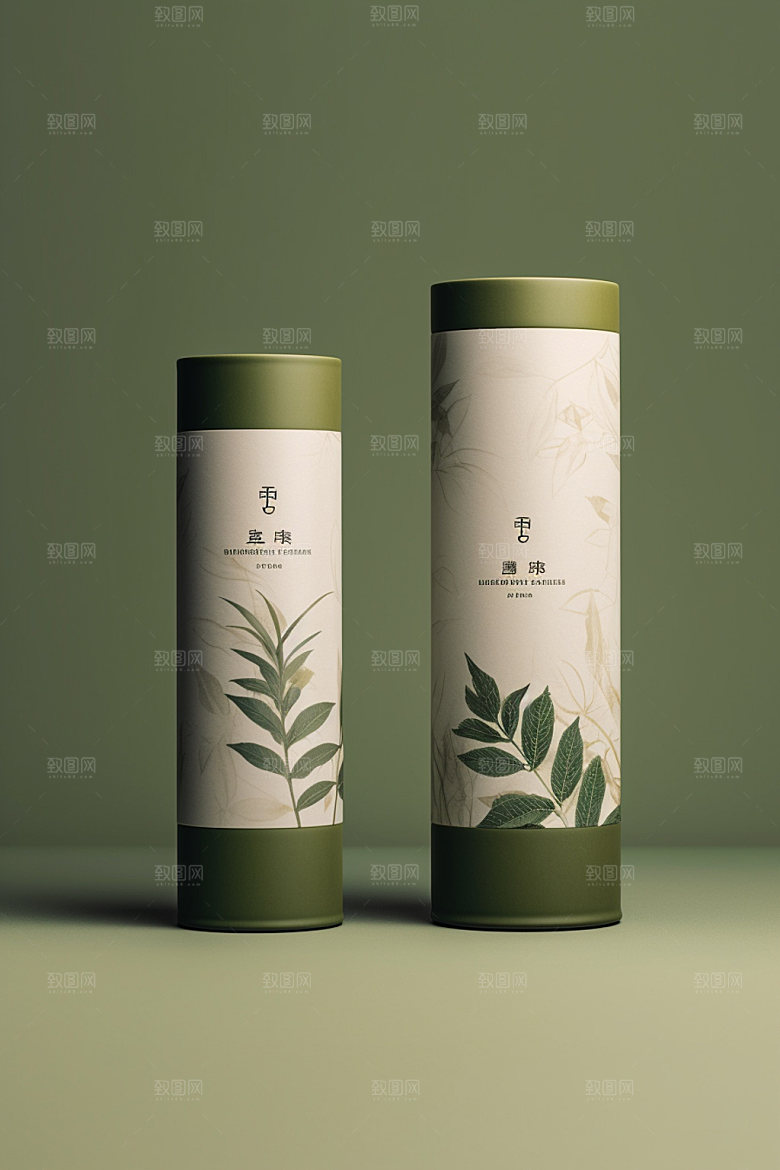 茶叶包装包装设计茶叶罐模型