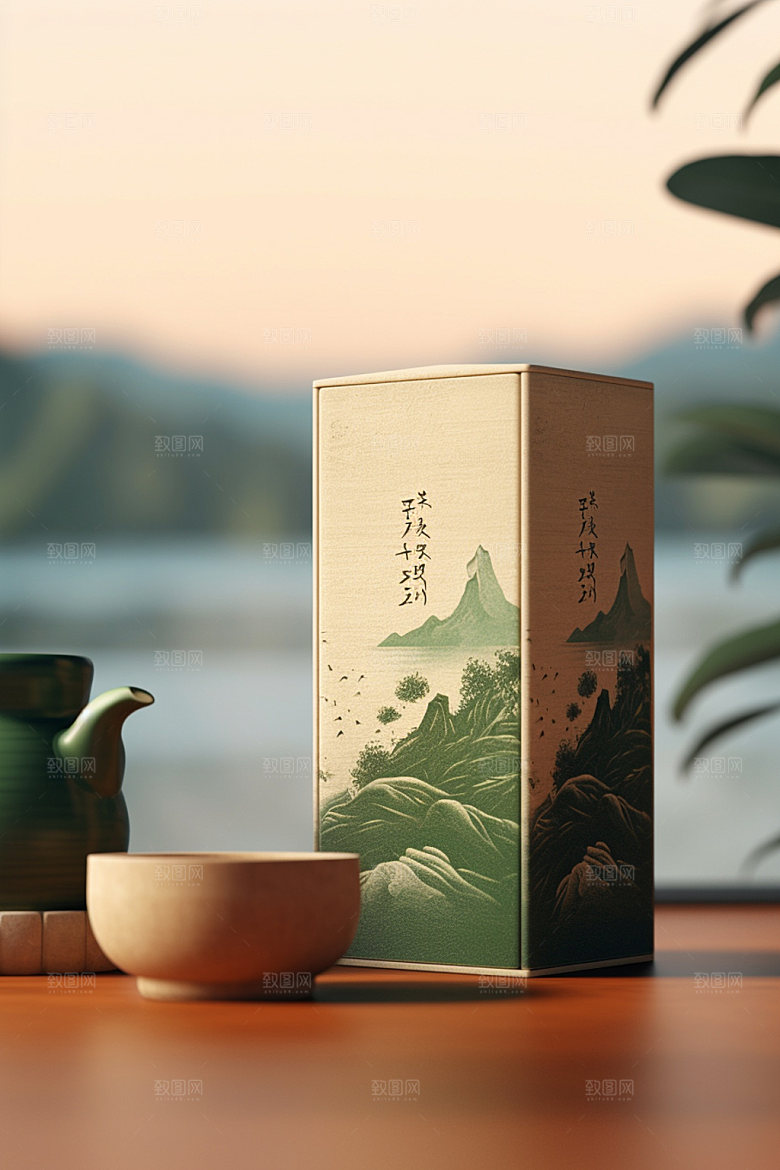 茶叶包装立体包装设计模型