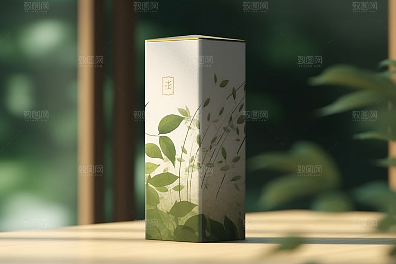 茶叶包装中式中国风模型