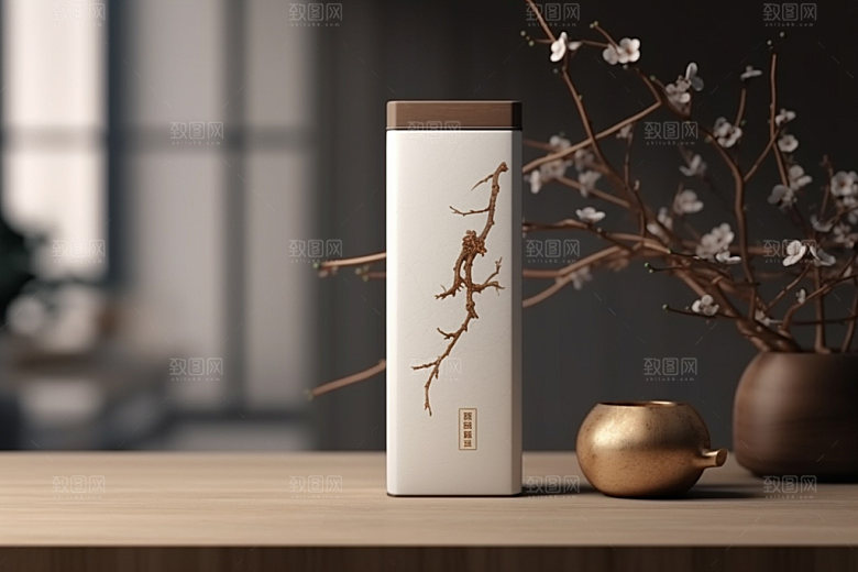 茶叶包装3D传统模型