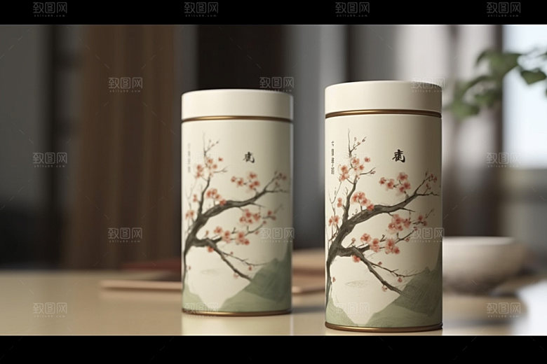 茶叶包装3D立体模型