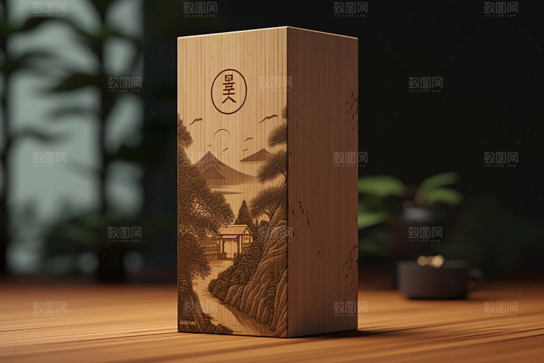 茶叶包装包装设计茶叶罐模型