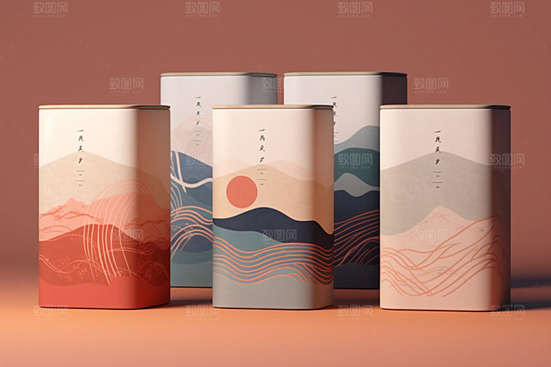 茶叶包装传统包装设计模型