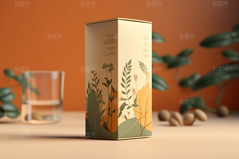 茶叶包装立体3D模型