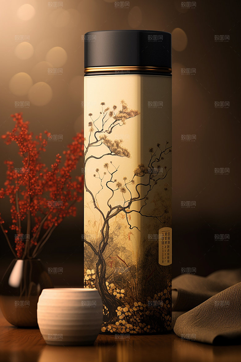 茶叶包装中式包装设计模型