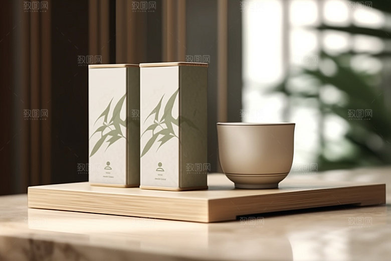 茶叶包装3D传统模型