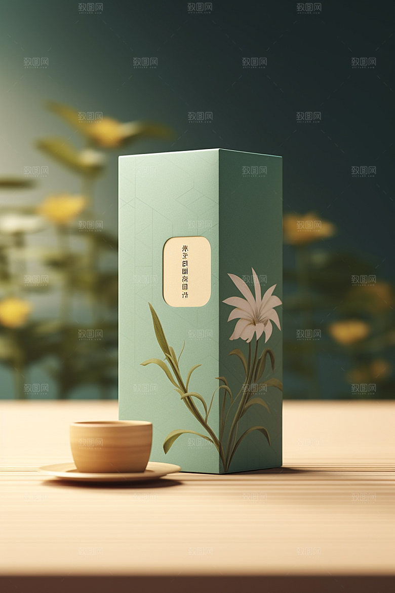 茶叶包装中式包装设计模型