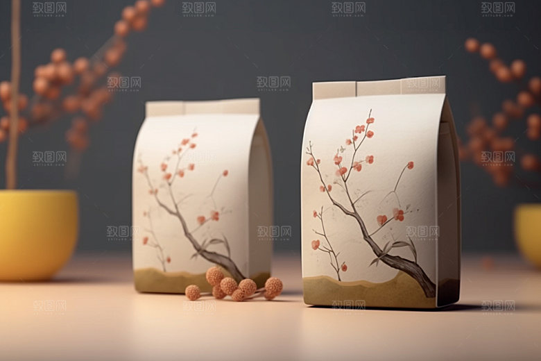 茶叶包装中式包装设计模型