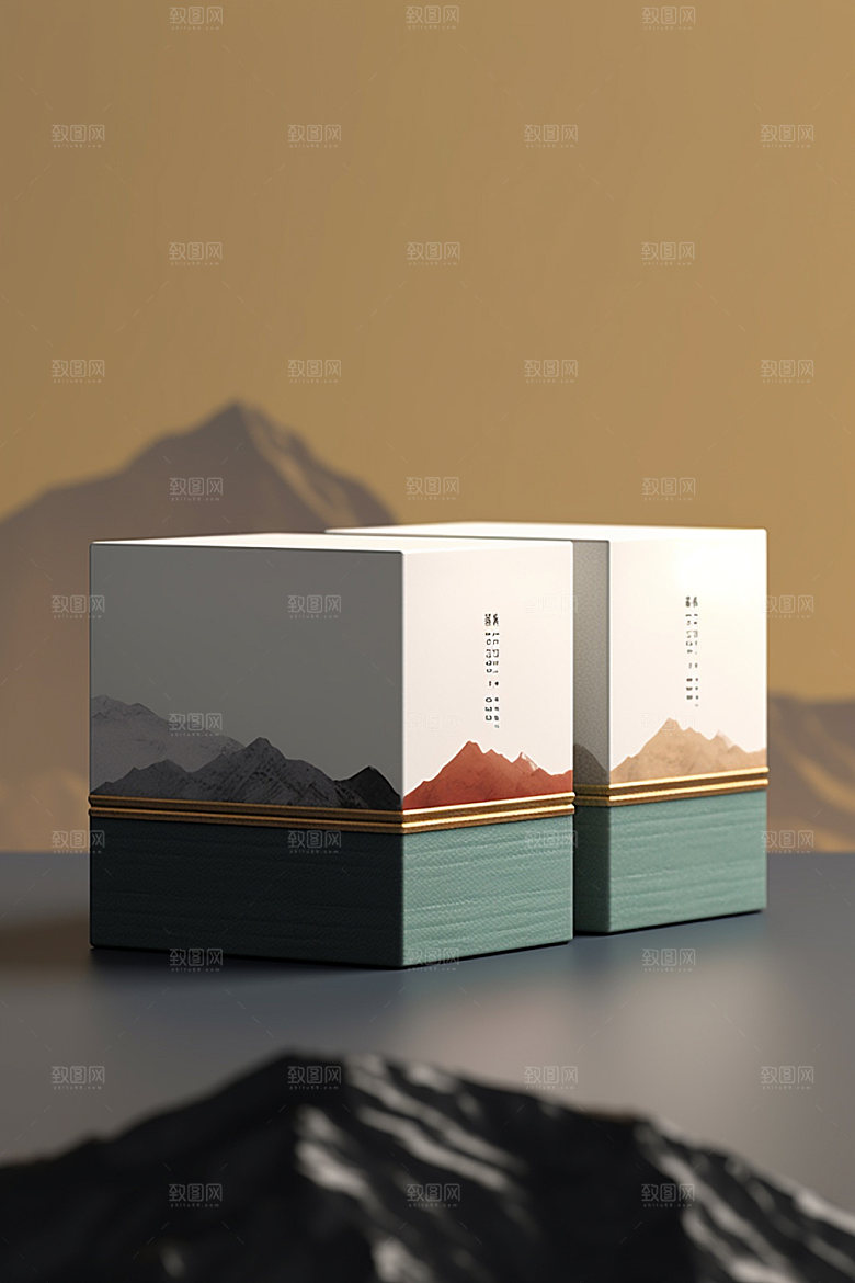 茶叶包装中式包装设计模型