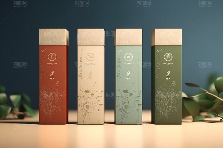 茶叶包装中国风3D模型