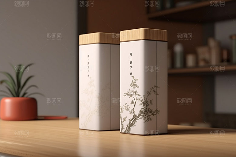 茶叶包装中式包装设计模型