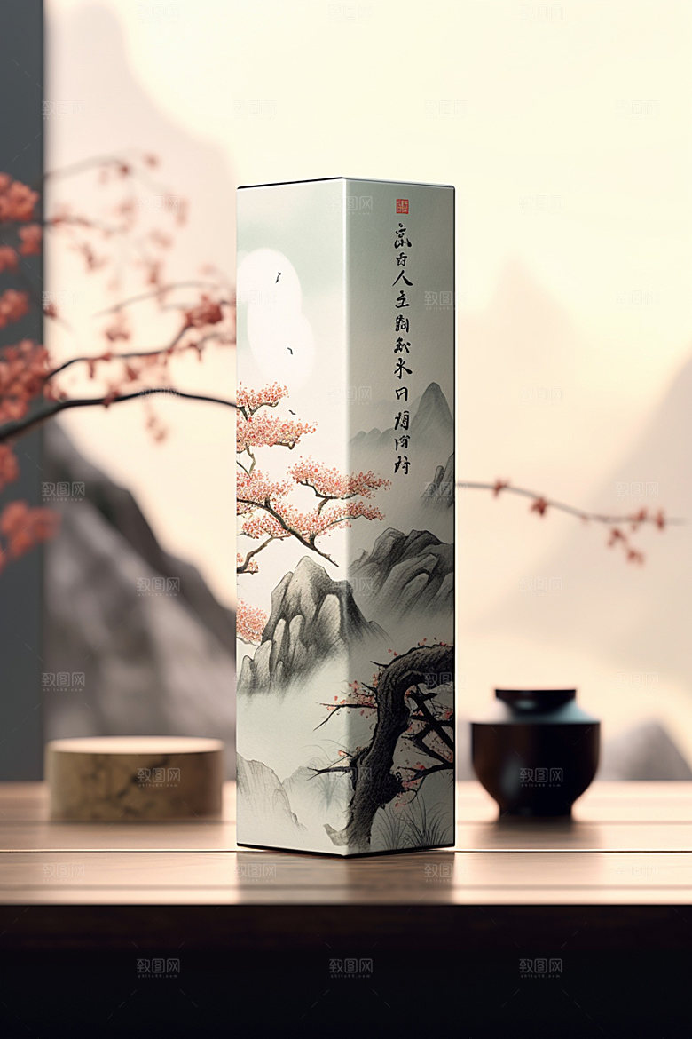 茶叶包装包装设计茶叶罐模型