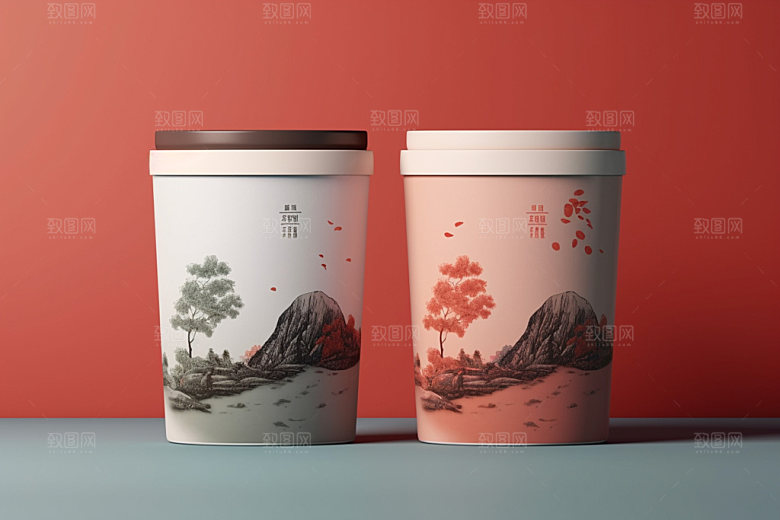 茶叶包装3D茶叶罐模型