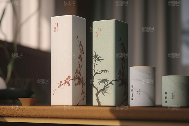 茶叶包装包装设计立体模型