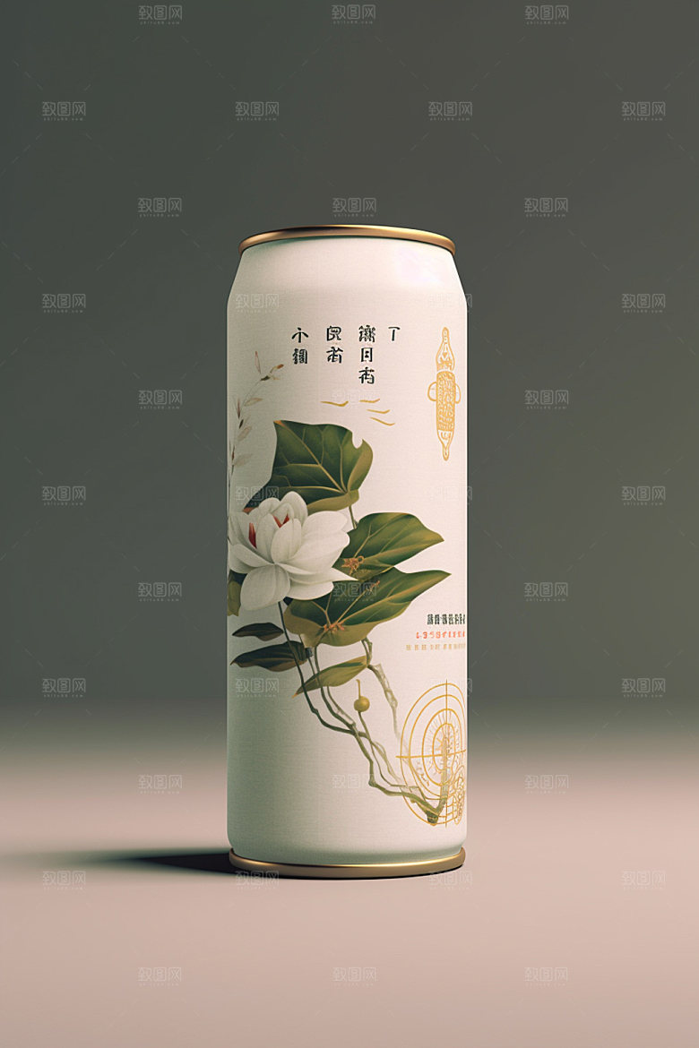 茶叶包装传统中国风模型
