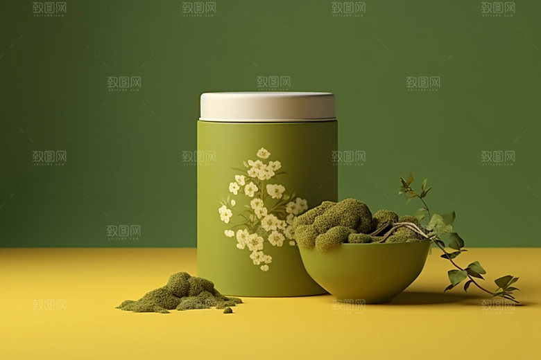 茶叶包装中国风包装设计模型