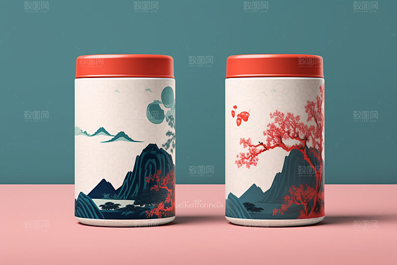 茶叶包装3D包装设计模型