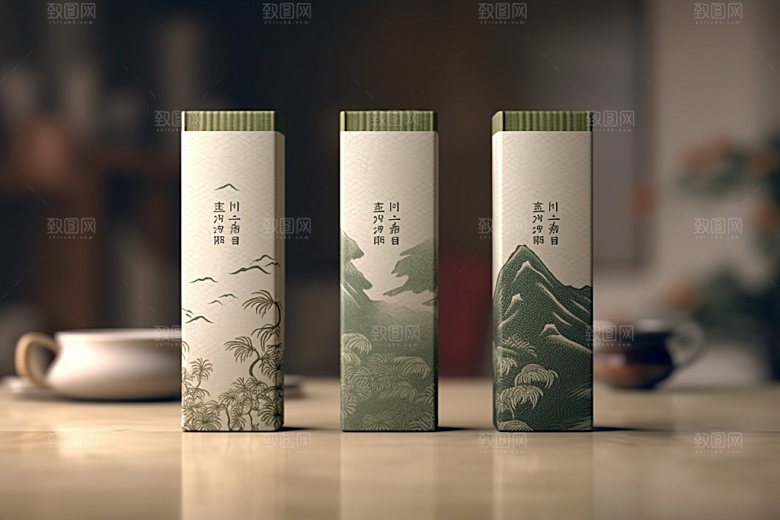 茶叶包装3D茶叶罐模型
