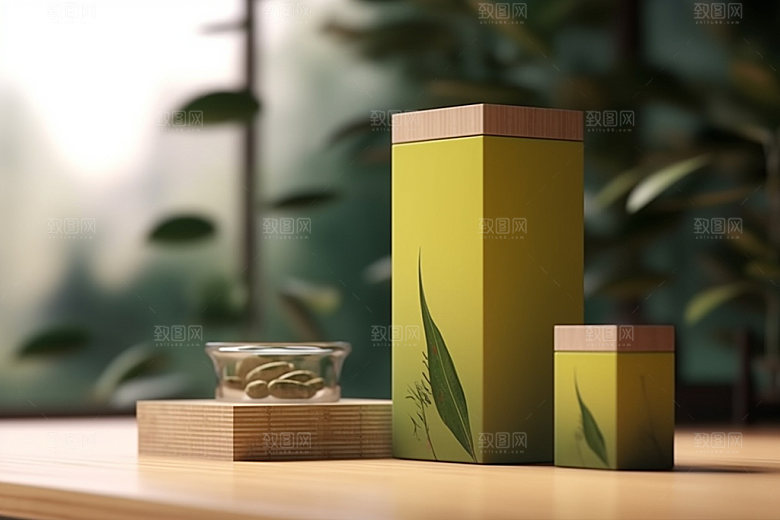 茶叶包装中式3D模型