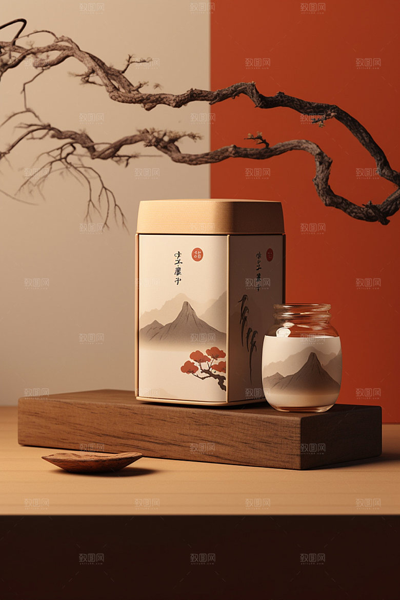 茶叶包装传统包装设计模型