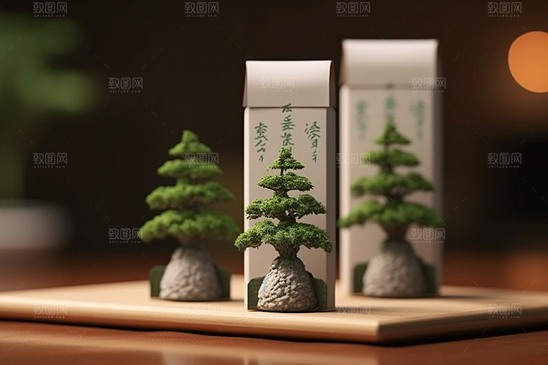 茶叶包装3D茶叶罐模型