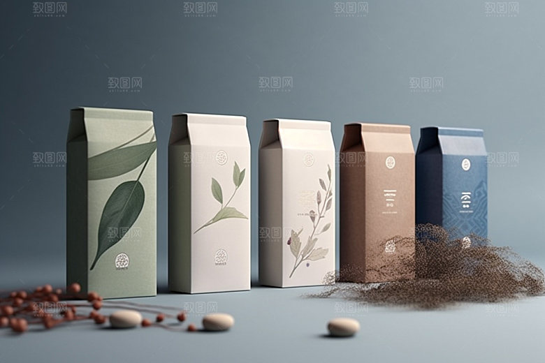 茶叶包装包装设计茶叶罐模型
